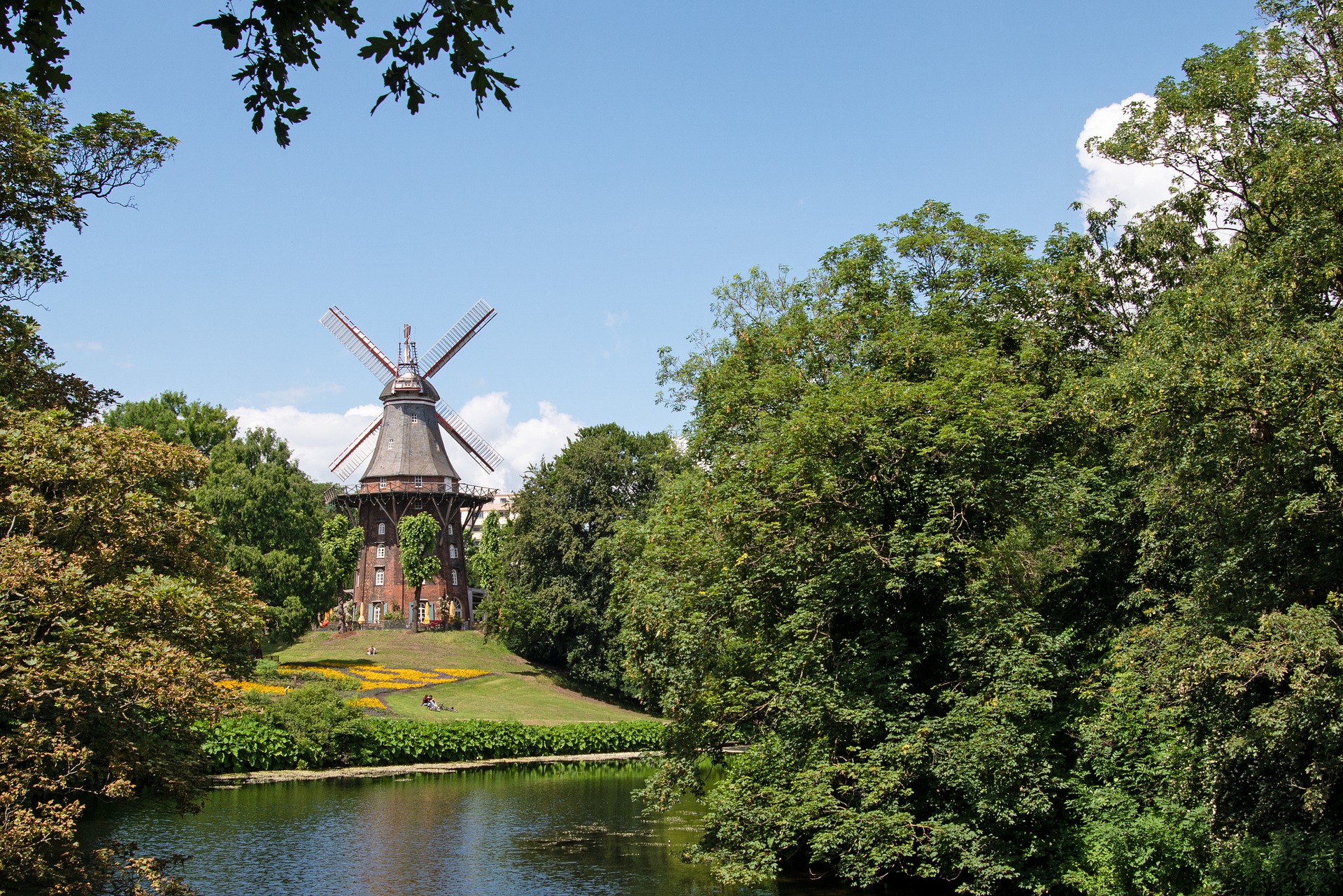 Historische Mühle in Bremen